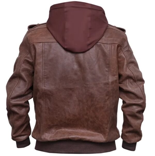bomber jacket with hood