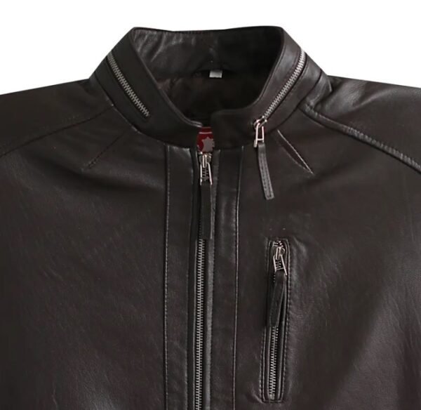 Distressed Leather Jacket Mens