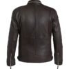 Distressed Brown Leather Jacket Mens