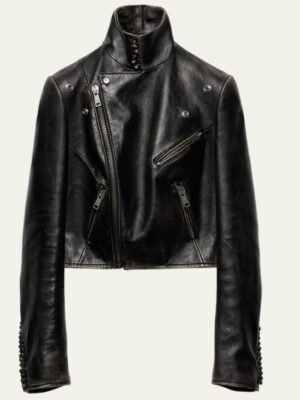 Vintage Leather Biker Jacket