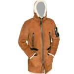 italian overcoat with a hood