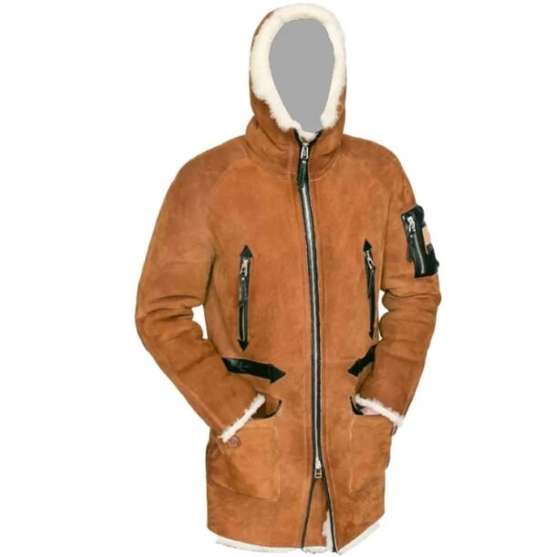 italian overcoat with a hood