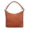 woven leather handbag