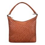 woven leather handbag