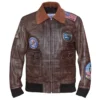 top gun leather jacket