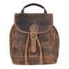 Brown Leather Backpack