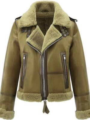 ladies shearling jacket