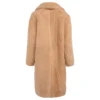 Brown Shearling Coat women