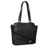 Shoulder bag black leather handbag