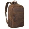 business leather backpack