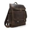 slim backpack leather