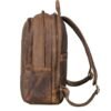 business slim leather backpack