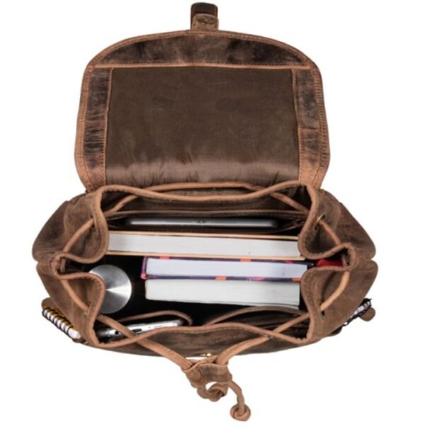Brown Leather Backpack Laptop