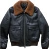 fur leather jacket