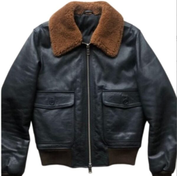 fur leather jacket