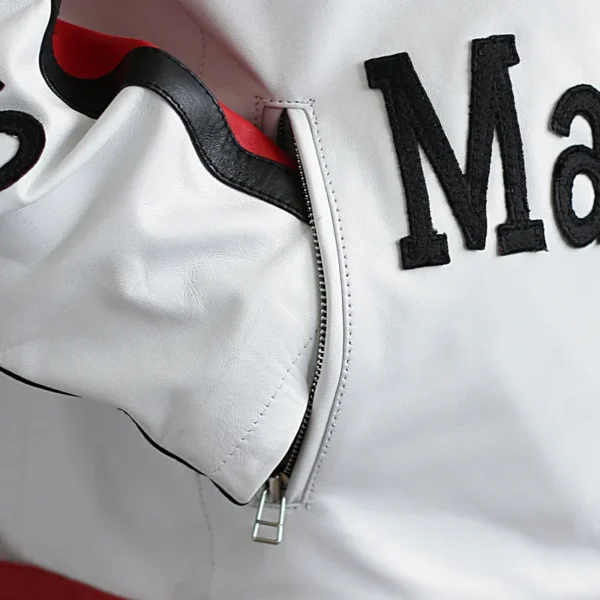 Leather marlboro jacket mens