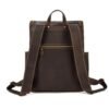 slim leather backpack